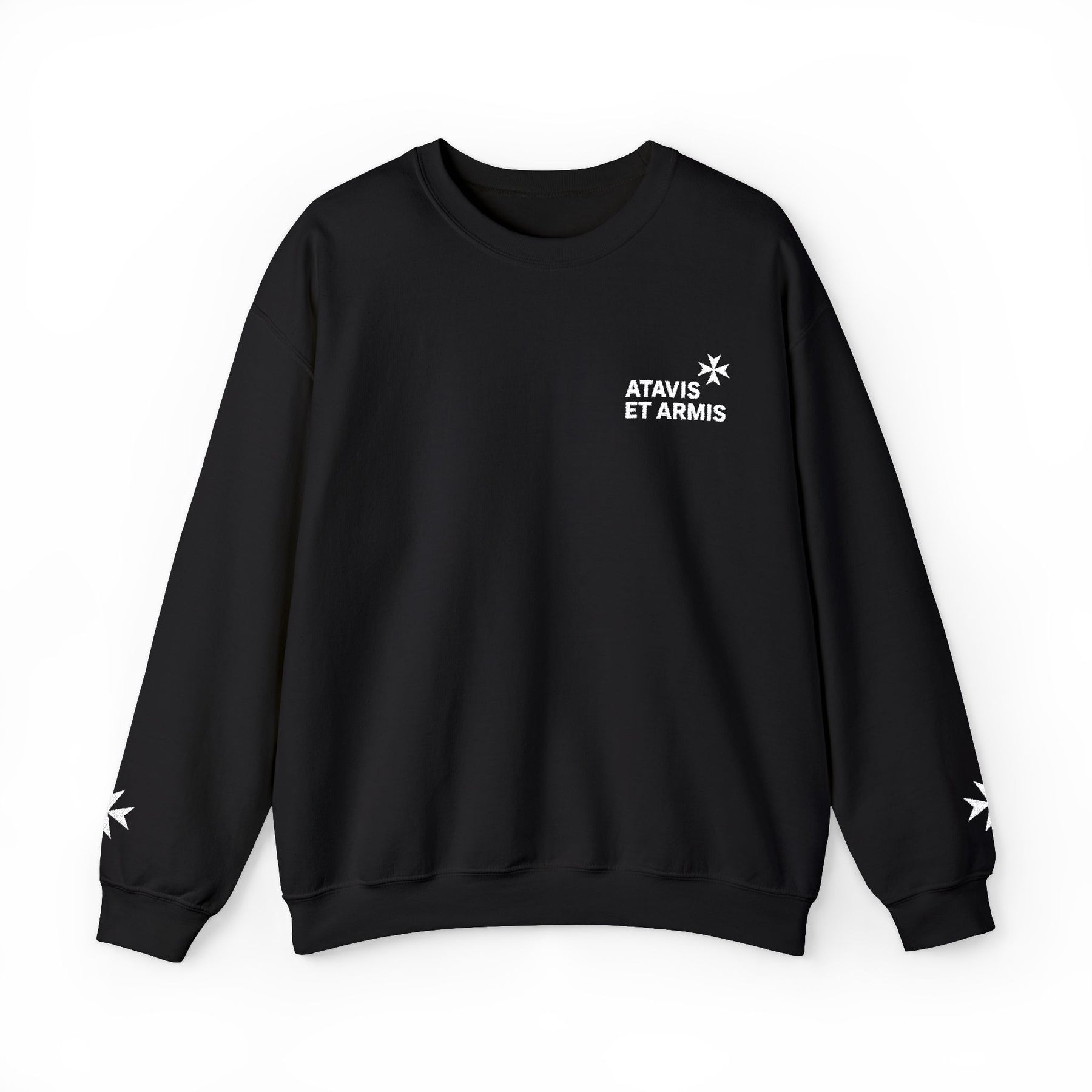Order of Saint Lazarus Sweatshirt - Crewneck Embroidered Design - Bricks Masons