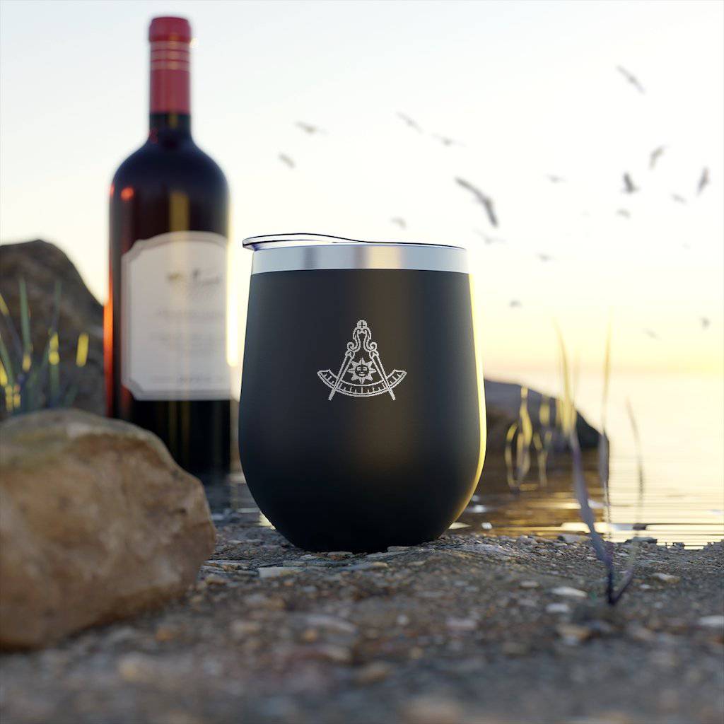 Past Master Blue Lodge Vacuum Cup - 12oz Copper - Bricks Masons