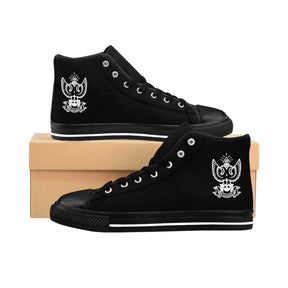 33rd Degree Scottish Rite Sneaker - Wings Up High Top Black & White