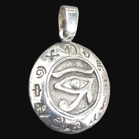 Horus Eye Pendant in Silver 2 cm 3.5 g Art 920 - Bricks Masons