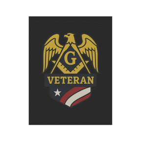 Master Mason Blue Lodge Yard Flag - Veteran Mason Printed Poly Poplin - Bricks Masons