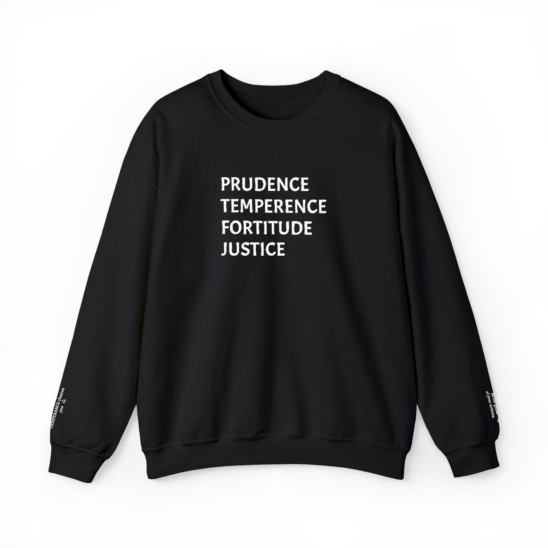 Sweatshirt - The Four Cardinal Virtues - Bricks Masons