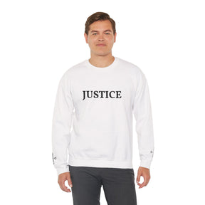 Entered Apprentice Blue Lodge Sweatshirt - Justice Front & Sleeves Embroidery - Bricks Masons