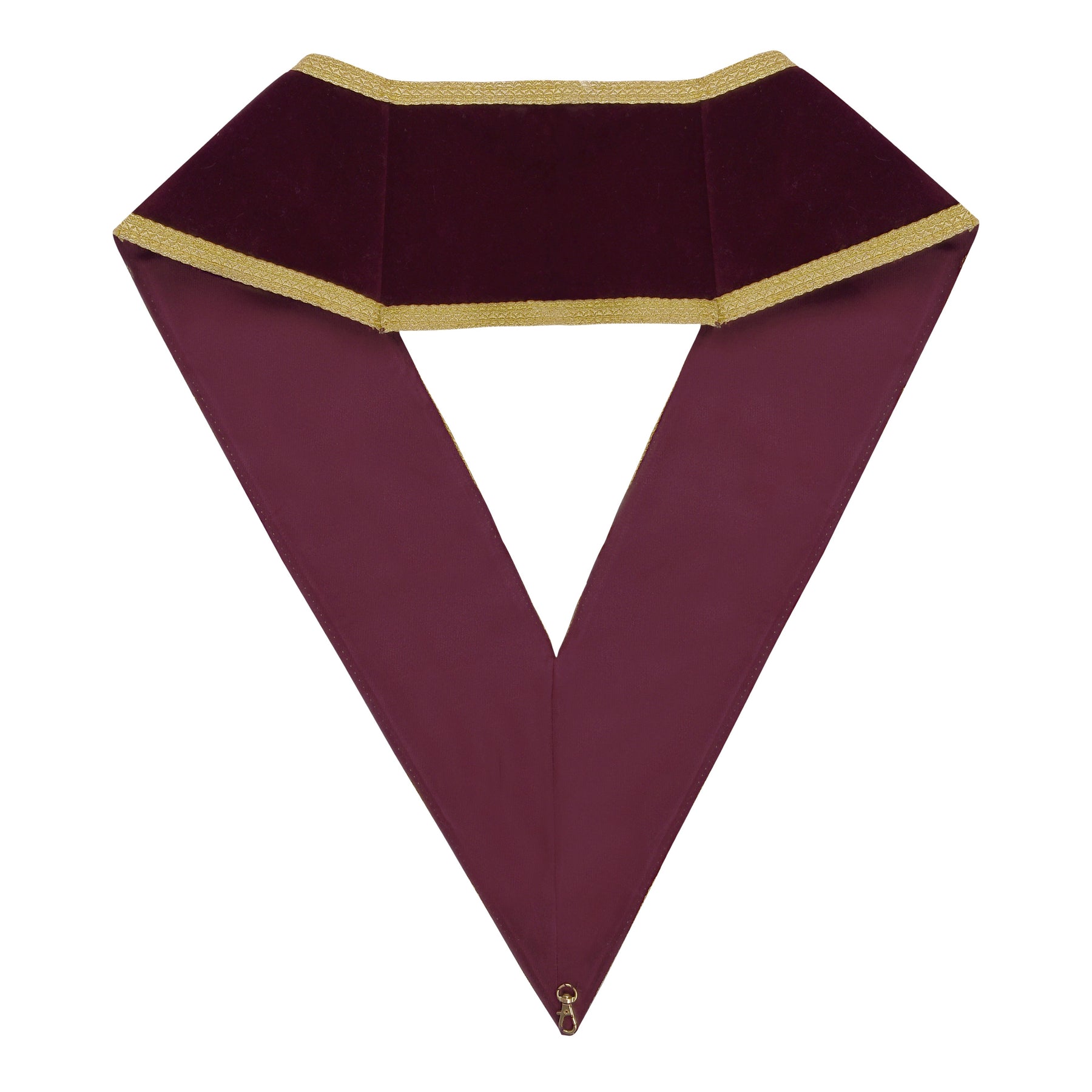 95th Degree Memphis Misraim Regalia Set - Burgundy & Gold Hand Embroidery