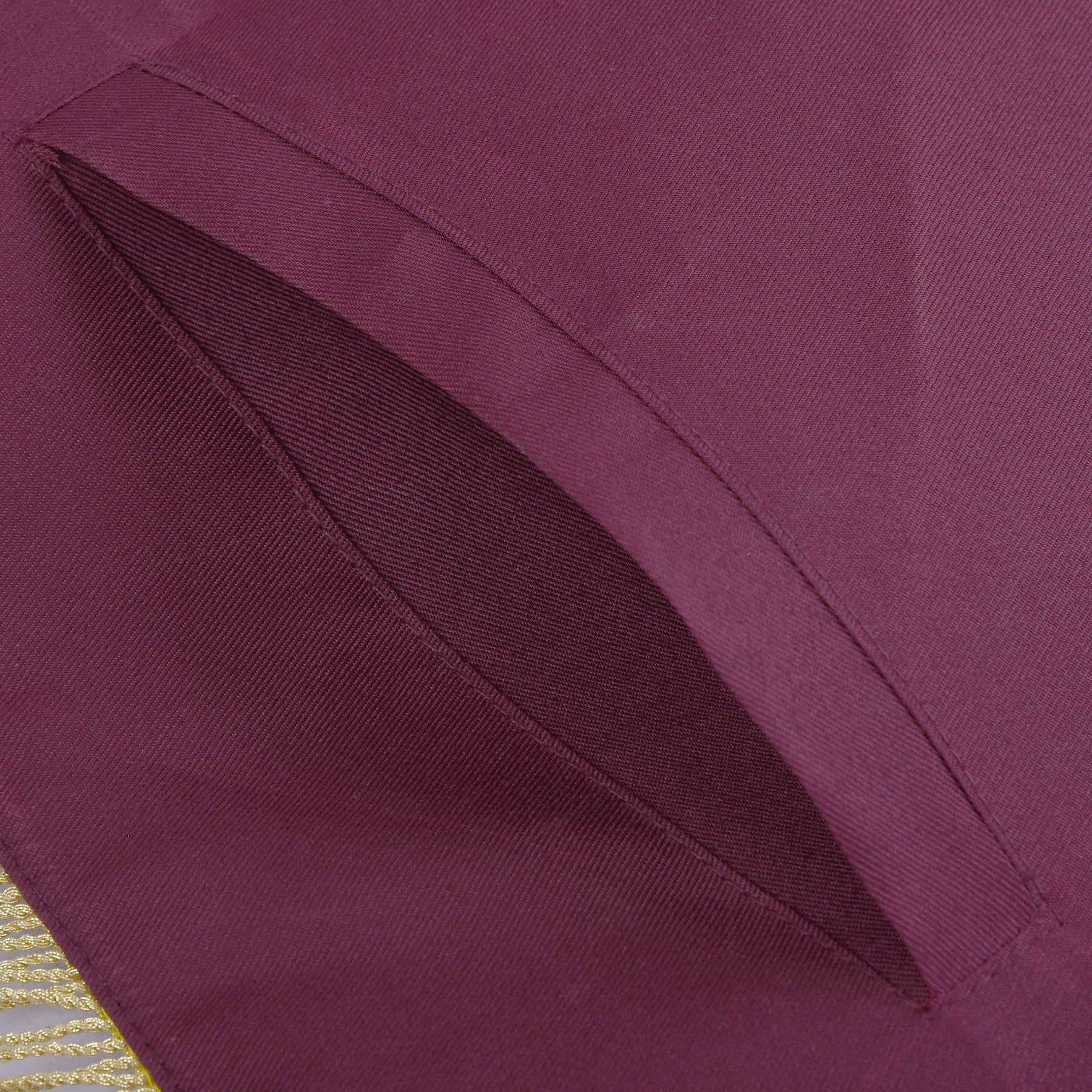 95th Degree Memphis Misraim Regalia Set - Burgundy & Gold Hand Embroidery