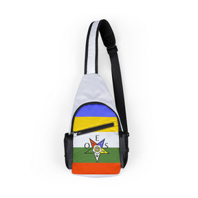 OES Crossbody Bag - Colorful Star Nylon With Multiple Pockets - Bricks Masons