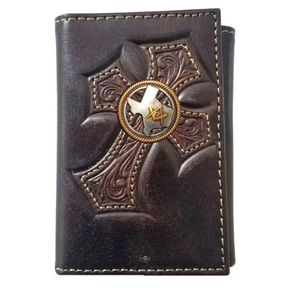 Master Mason Blue Lodge Wallet - Genuine Leather Nocona Cross