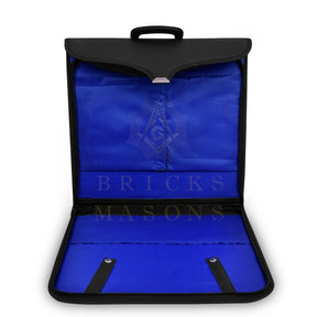 Past Sovereign Master Allied Masonic Degrees Apron Case - Black Imitation Leather MM, WM, Provincial