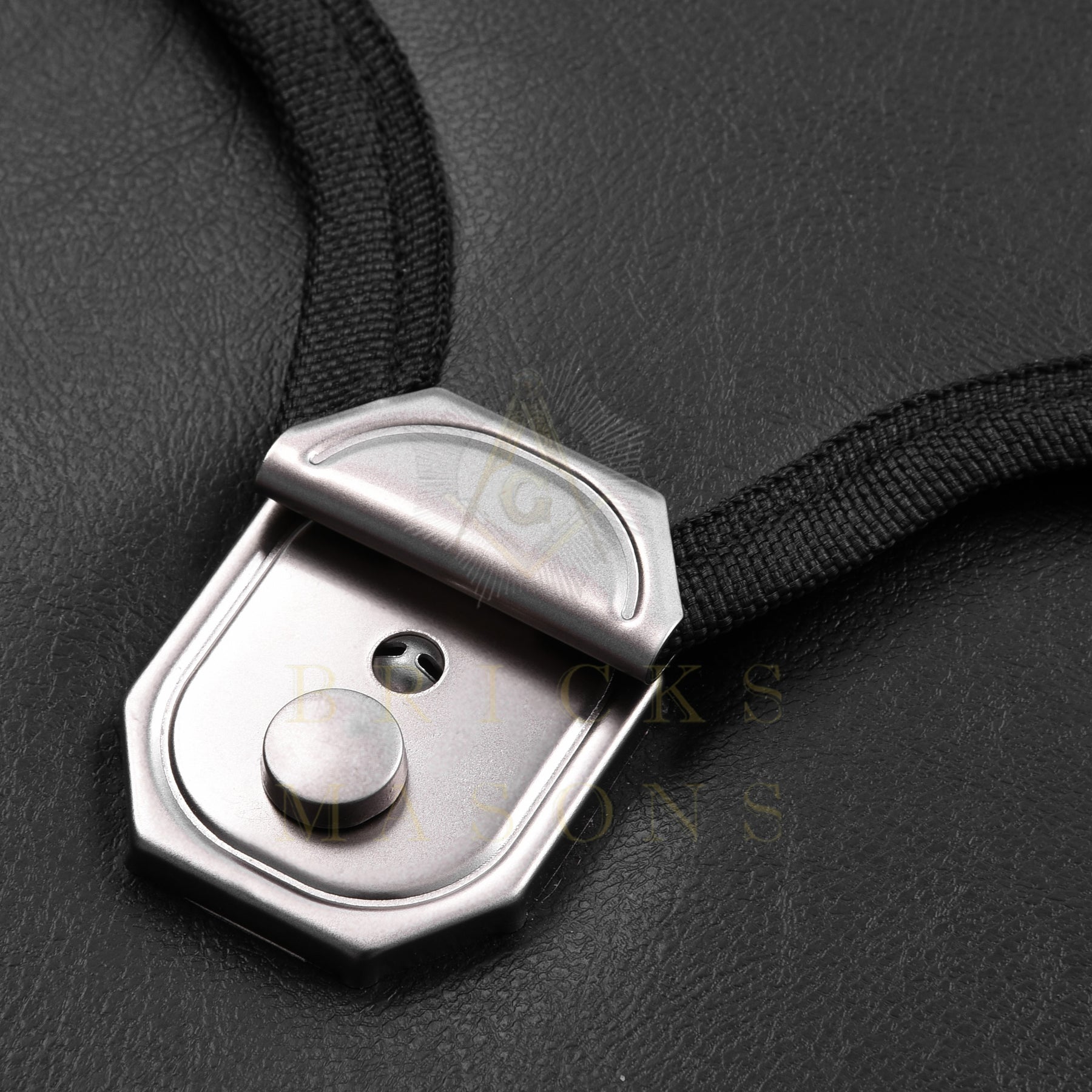 Past Sovereign Master Allied Masonic Degrees Apron Case - Black Imitation Leather MM, WM, Provincial