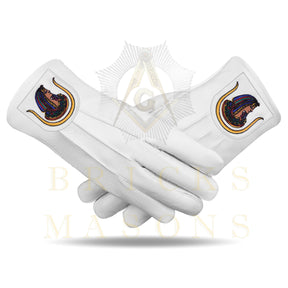 DOI Gloves - White Leather York Rite