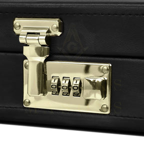 Past Grand High Priest Royal Arch Chapter Apron Case - Gold Machine Embroidery With Red Interior Various Sizes