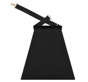 Master Mason Blue Lodge Apron - S&C with Ankh Cross Hand Embroidery Gold Bullion - Bricks Masons