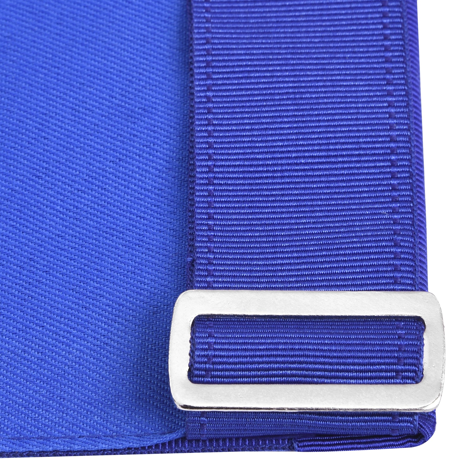 Senior Warden Blue Lodge Officer Apron - Royal Blue With Waist Belt