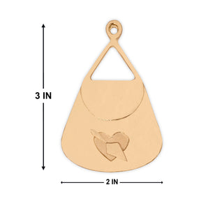 Almoner Royal & Select Masters Officer Collar Jewel - Gold Plated Trowel & Scrip-Purse - Bricks Masons