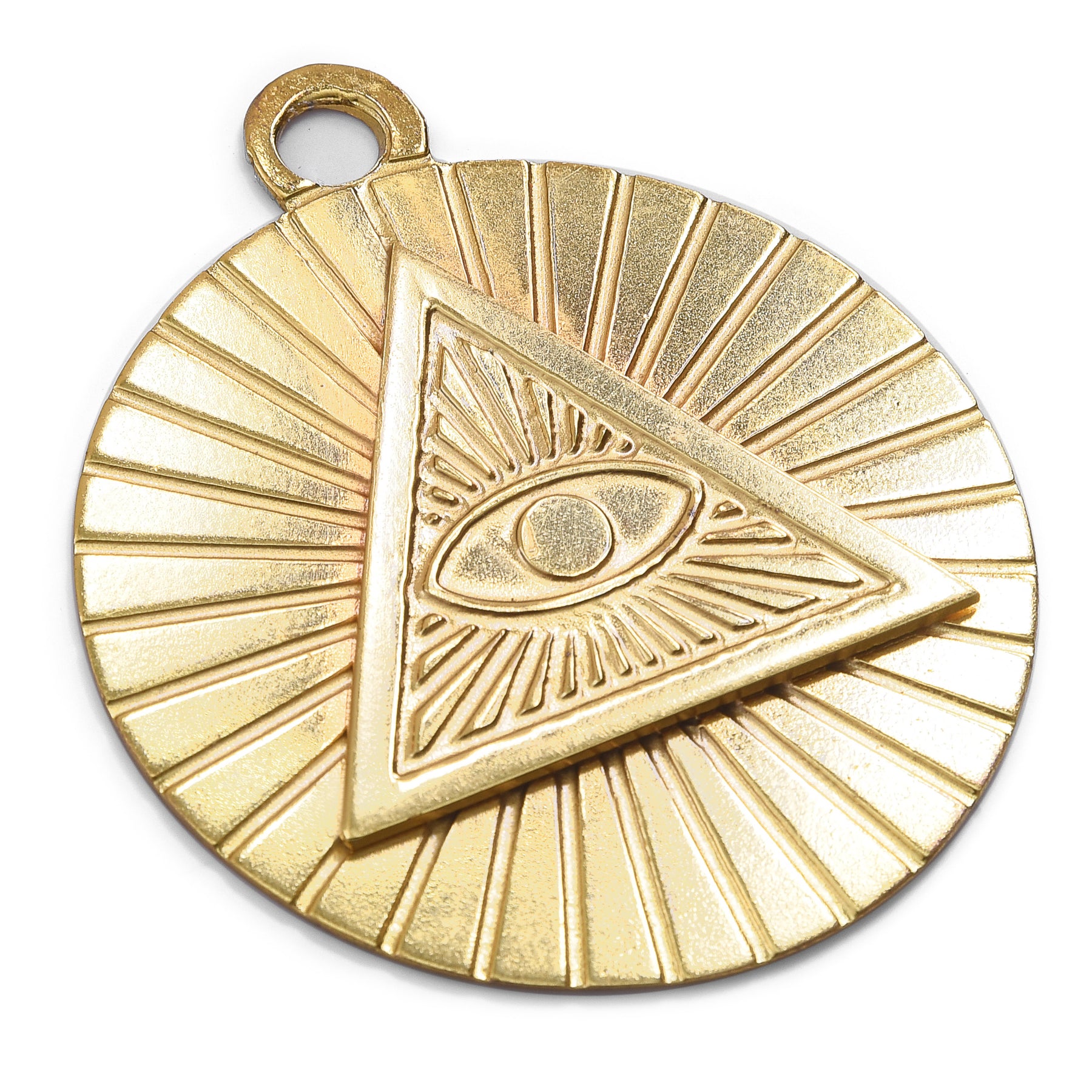 Eye Of Providence Pendant - Gold Plated - Bricks Masons