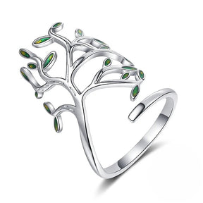 Ancient Israel Ring - 925 Sterling Silver Tree of Life Adjustable - Bricks Masons