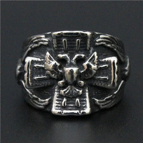 Scottish Rite Ring - Double Head Eagle 316L Stainless Steel