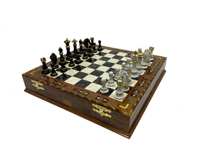 Shriners Chess Set - 16.5" (42cm) - Bricks Masons