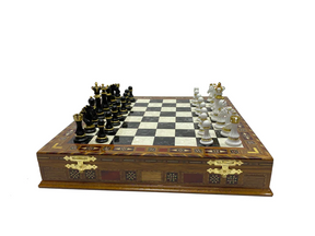 Shriners Chess Set - 16.5" (42cm) - Bricks Masons