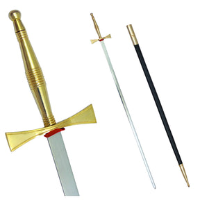 Universal Sword - Gold Hilt and Black Scabbard