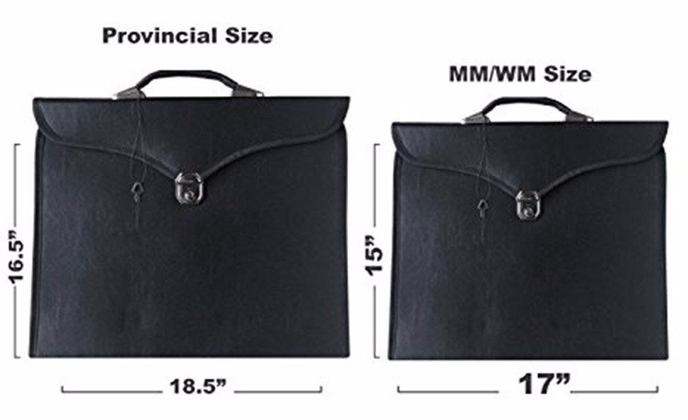 Masonic Apron Case - Multiple Colors Leather MM and WM