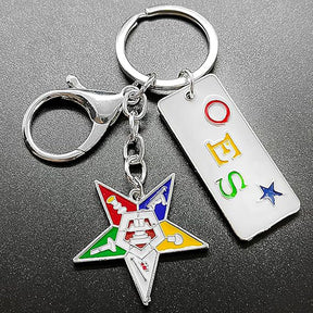 OES Keychain - Enamel Emblem with OES Tag
