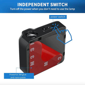 Grand Master Blue Lodge Car Door Light Projector - Customizable Wireless LED - Bricks Masons