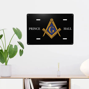 Prince Hall PHA Master Mason  Metal Sign - Bricks Masons
