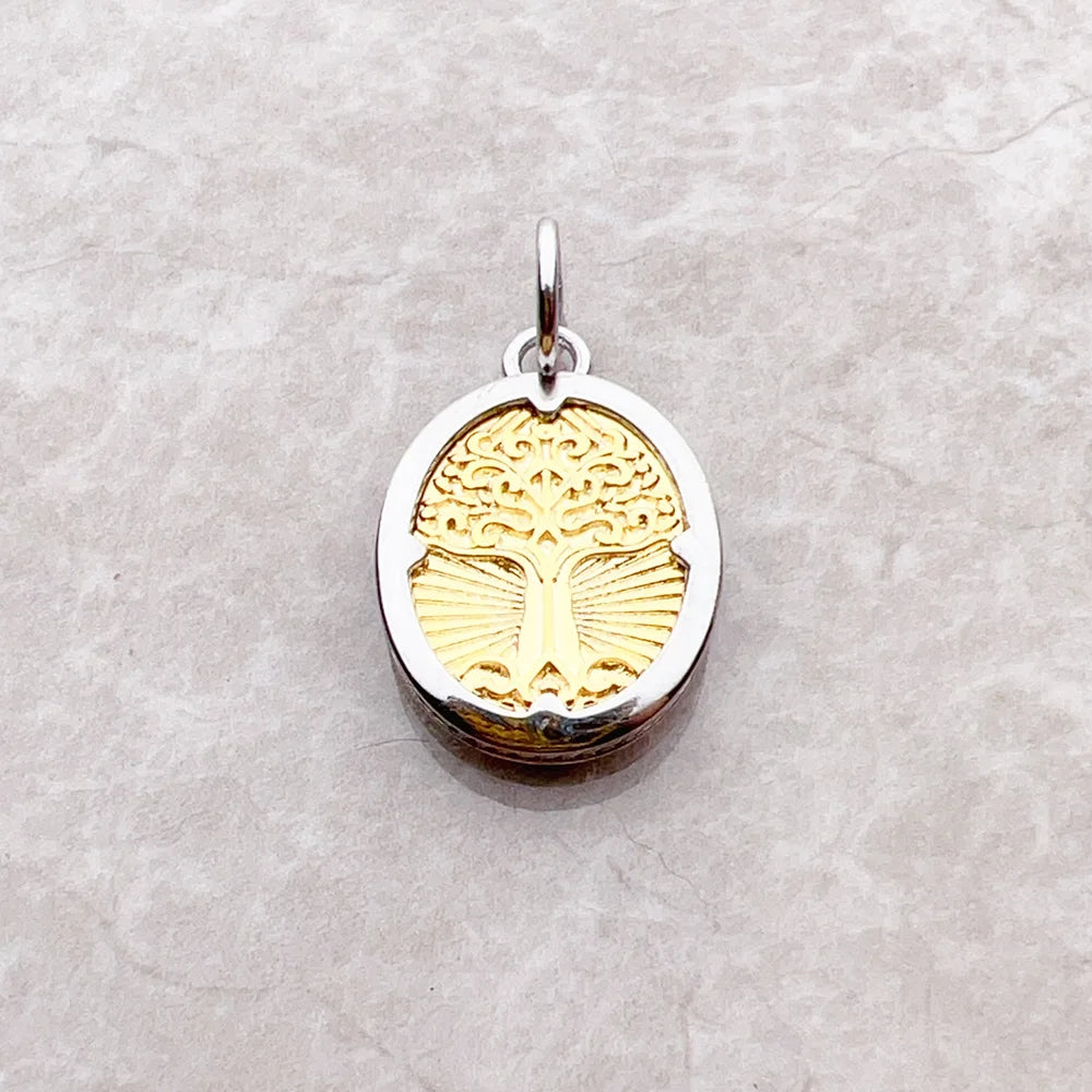 Ancient Israel Pendant  -Tree of  925 Sterling Silver - Bricks Masons