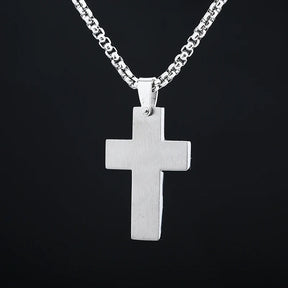 Knights Templar Commandery Necklace - Red Cross Stainless Steel