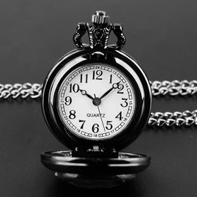 Master Mason Blue Lodge Pocket Watch - Pendant Chain Classic Design Quartz Case - Bricks Masons