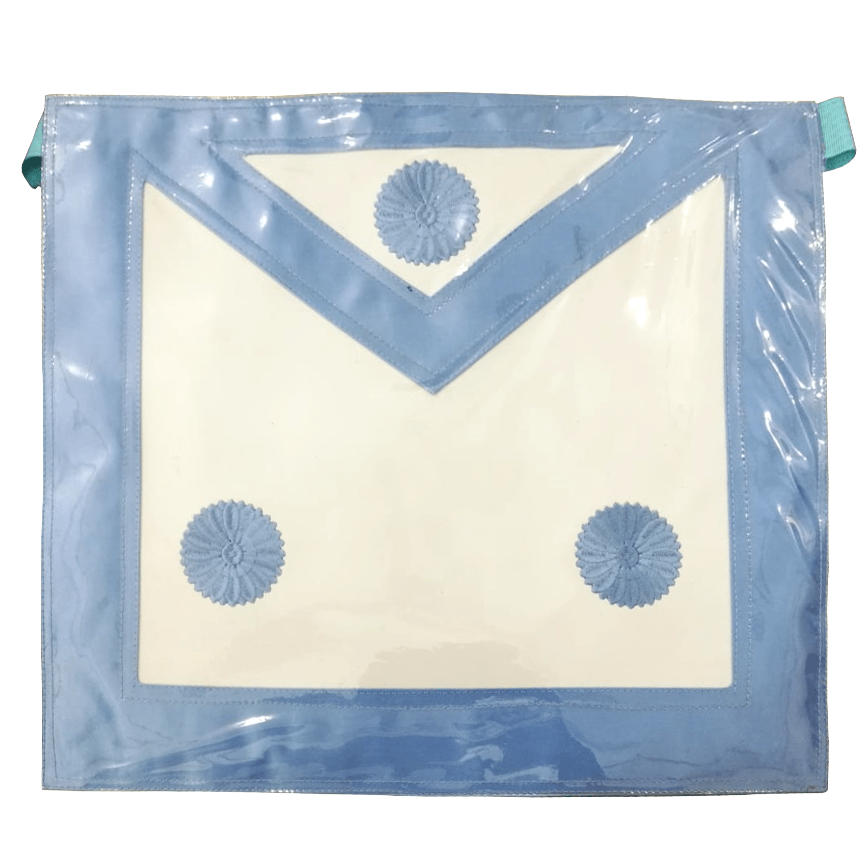 Master Mason Blue Lodge Apron - Plastic Sky Blue