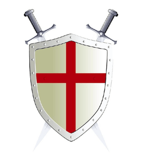 Knights Templar Commandery Flag - Shield