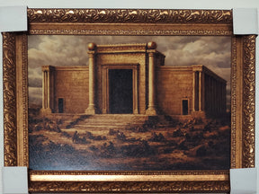 Framed Masonic Art - The Five-piece Chronological Series - Bricks Masons