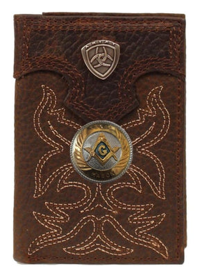 Past Master Blue Lodge Wallet - Ariat Premium Shield