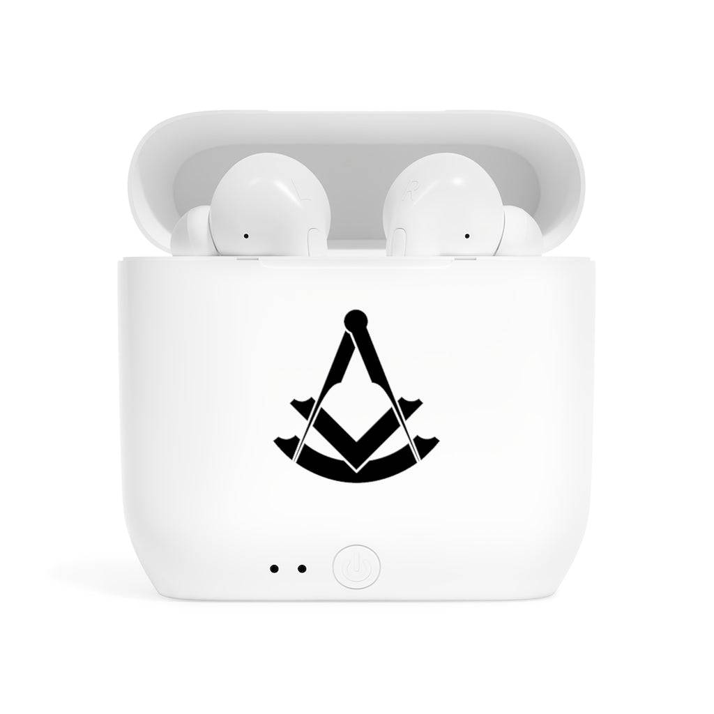 Past Master Blue Lodge Earbud - Black & White