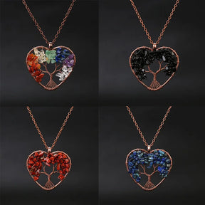 Ancient Israel Pendant - Tree Of Life Natural Stone - Bricks Masons