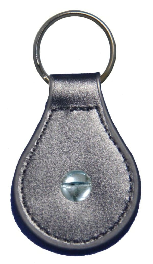 Past Master Blue Lodge Keychain - Gold Square & Compass Quadrant