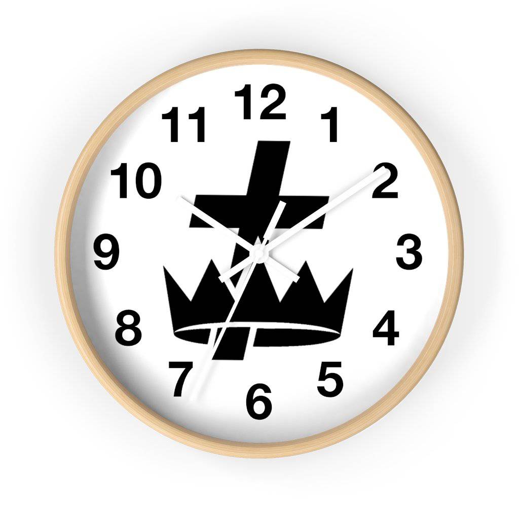 Knights Templar Commandery Clock - Wooden Frame