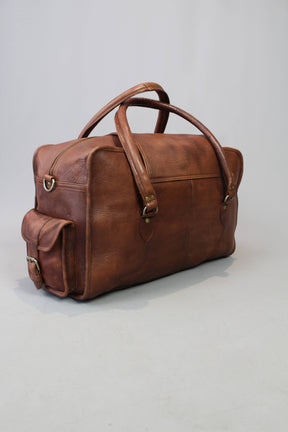 Council Travel Bag - Handmade Genuine Leather - Bricks Masons