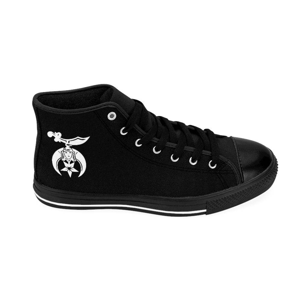 Shriners Sneaker - High-top Black & White