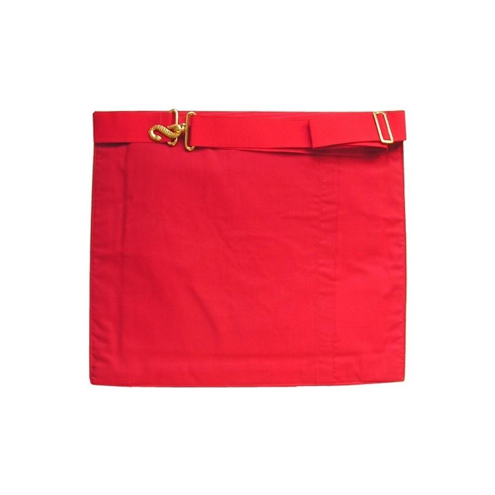 13th Degree Scottish Rite Apron - White & Red Moire