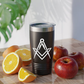 Master Mason Blue Lodge Ringneck Tumbler - Various Colors Square & Compass