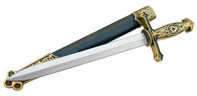Fellowcraft Blue Lodge Sword - Square Compass Pyramid Knife W/ Scabbard 24.1" - Bricks Masons