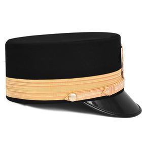 Grand Knights Templar Fatigue Cap - Gold Metal & Braid - Bricks Masons