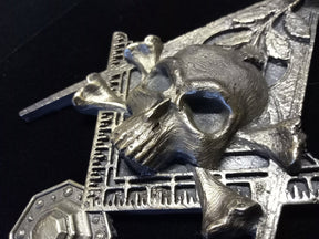 Widows Sons Door Knocker - High Polished Handcrafted Bronze Metal - Bricks Masons