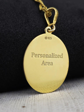 Master Mason Blue Lodge Necklace - Square & Compass G Various Sizes - Bricks Masons