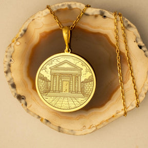 Masonic Necklace - Temple of Solomon Various Materials - Bricks Masons