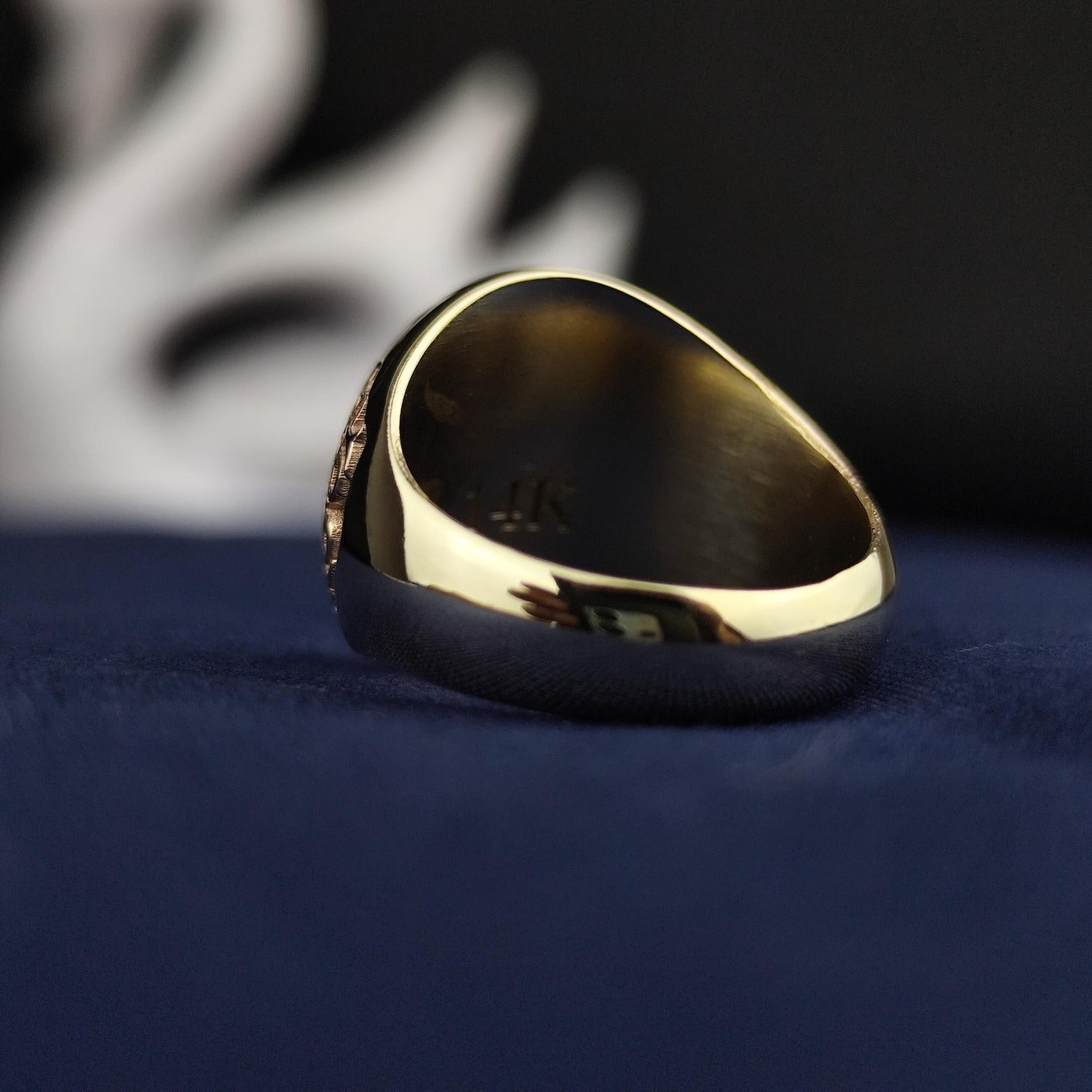 Order of Odd Fellows Ring - Personalized  IOOF Signet - Bricks Masons