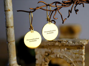 Masonic Earrings - Three Lesser Lights With Customization - Bricks Masons